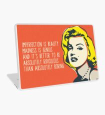 Marilyn Monroe Pop Art Quote Laptop Skin
