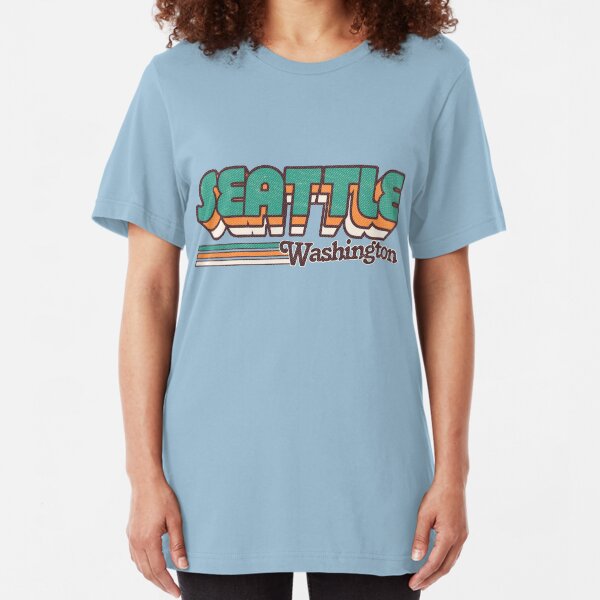 Seattle, WA | City Stripes Slim Fit T-Shirt