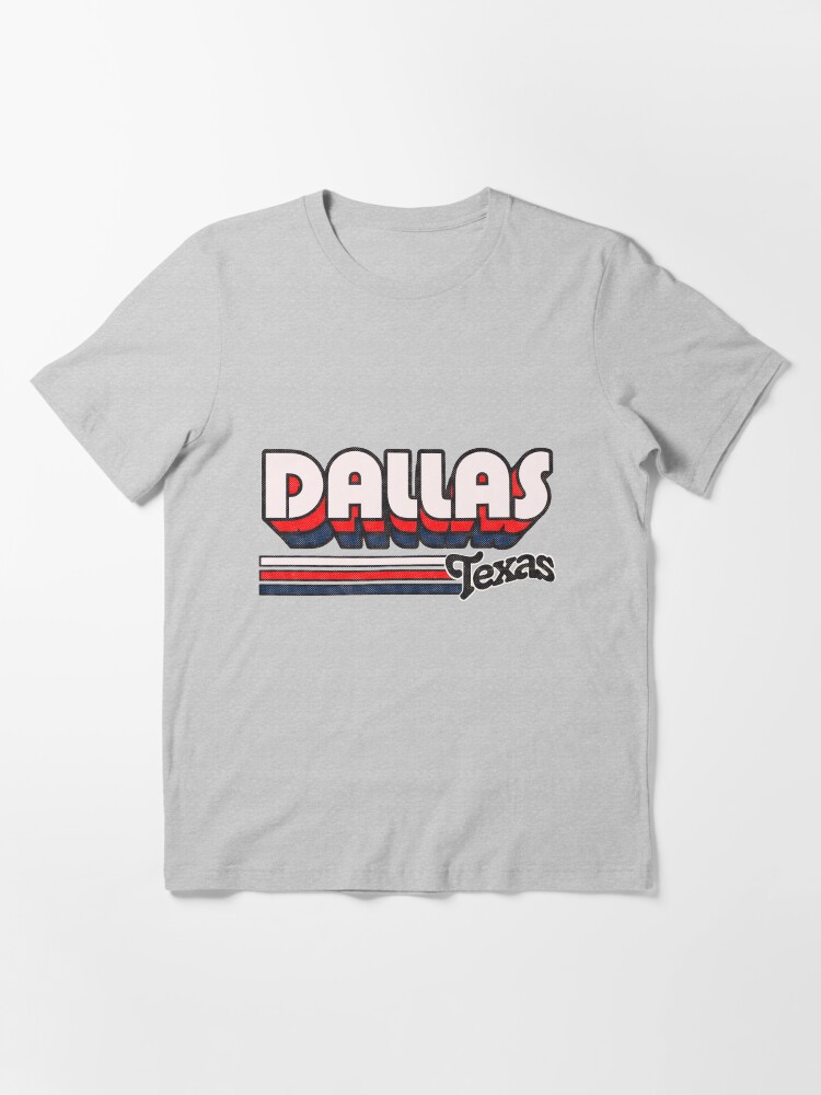 Alternate view of Dallas, TX | City Stripes Essential T-Shirt