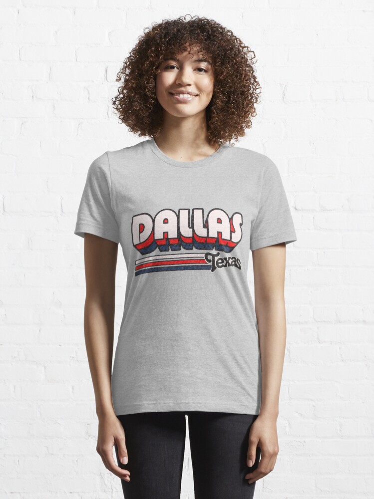 Alternate view of Dallas, TX | City Stripes Essential T-Shirt
