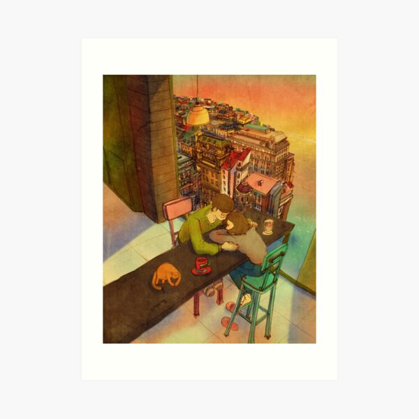 A sleepy afternoon Art Print