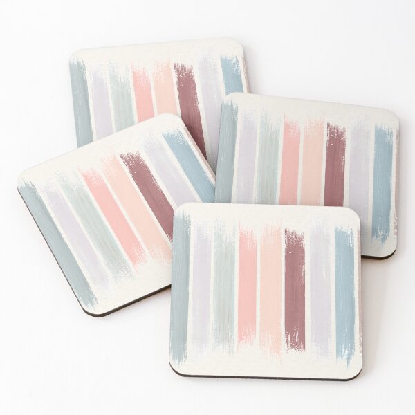 Item preview, Restful Stripes beautiful gentle pastels in a repeating pattern designed and sold by Jenie Yolland.