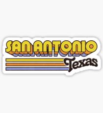 San Antonio, TX | City Stripes Sticker