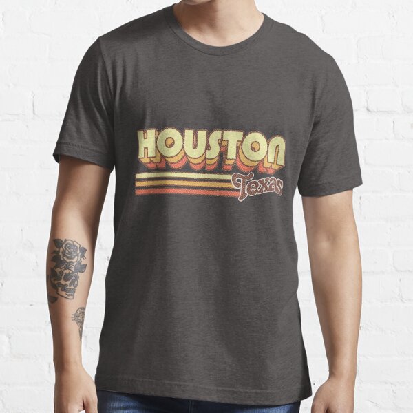 "Houston, TX City Stripes" Tshirt for Sale by retroready Redbubble