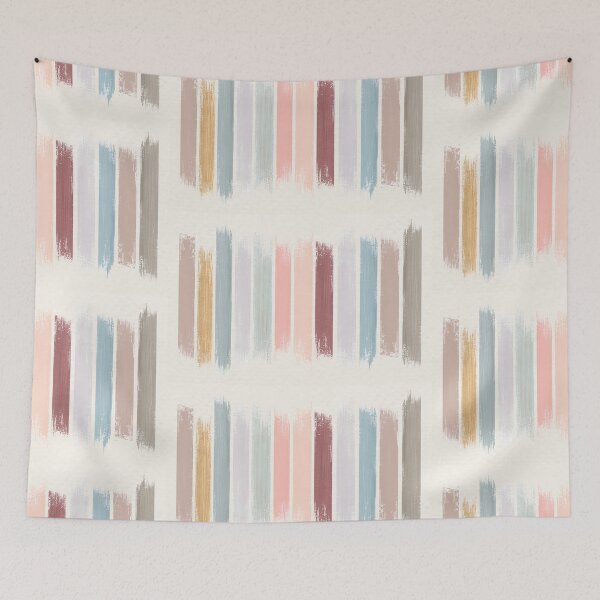 Item preview, Restful Stripes beautiful gentle pastels in a repeating pattern designed and sold by Jenie Yolland.