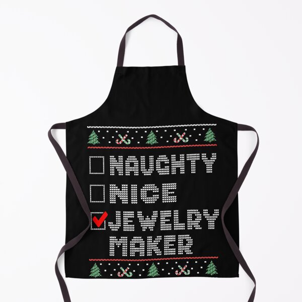 Item preview, Naughty Nice Jewelry Maker, Matching Christmas Group Pajama design designed and sold by Merchking1.