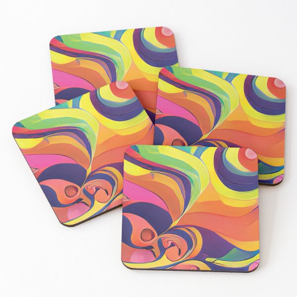 Item preview, Vibrant Life Abstract Digital Paintings designed and sold by ThinkFun! Design.