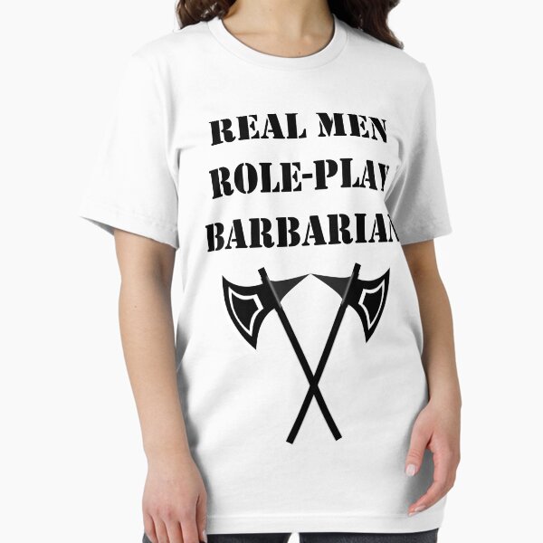 Item preview, REAL MEN ROLE-PLAY BARBARIAN 5E RPG Rage Meme Class designed and sold by geekydesigner.