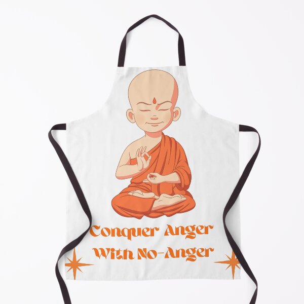 Item preview, Conquering Anger with Lord Buddha Motivation designed and sold by Quirky Dez.