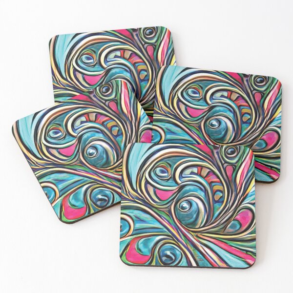 Item preview, Vibrant Life Abstract Digital Paintings designed and sold by ThinkFun! Design.