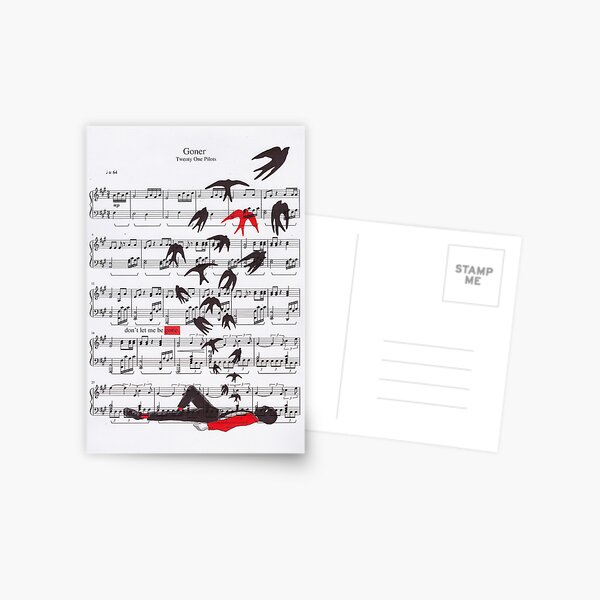 Sheet Music Postcards for Sale | Redbubble