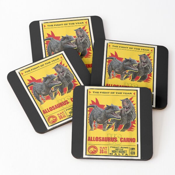 Item preview, Allosaurus  Carnotaurus Fight designed and sold by TarynAbbott.