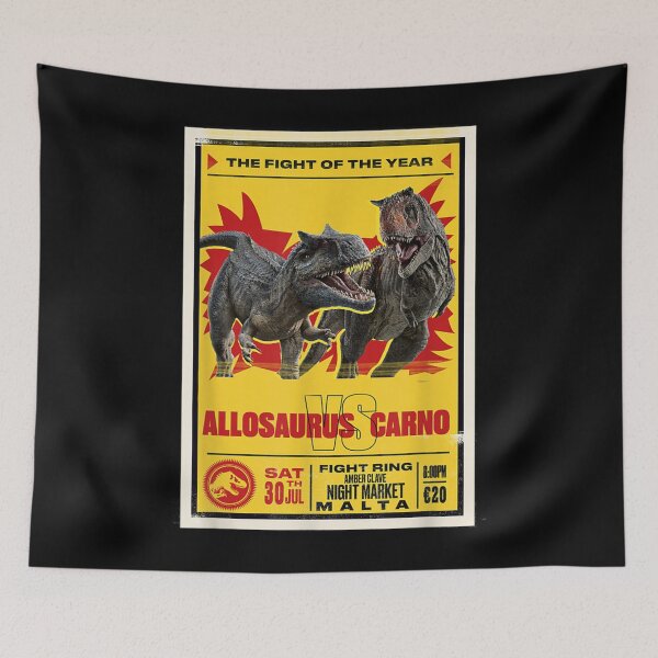 Item preview, Allosaurus  Carnotaurus Fight designed and sold by TarynAbbott.