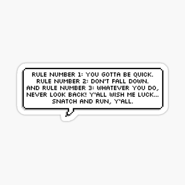 scary-movie-rules-sticker-for-sale-by-miranduhh-redbubble