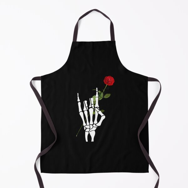 Item preview, Lover Bone Skeleton's Hand With Red Roses Color Line Art designed and sold by Apostrophe8.