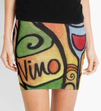 Vino - the Wine Lover Mini Skirt