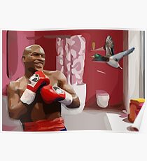 Boxing Vs. Nature Poster