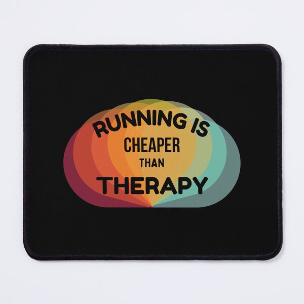 Item preview, Running Is Cheaper Than Therapy Classic T-Shirt designed and sold by angelaelilx.