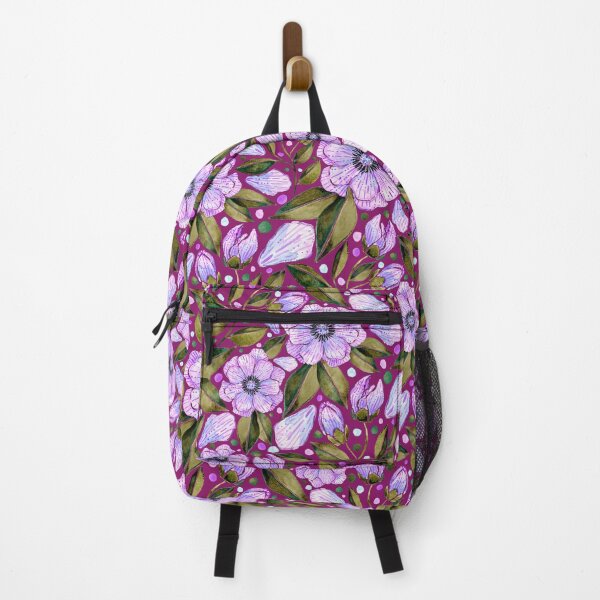 Item preview, Magnolia in purple and greens designed and sold by KelliroDesigns.