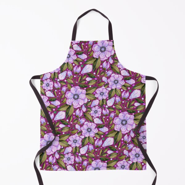 Item preview, Magnolia in purple and greens designed and sold by KelliroDesigns.