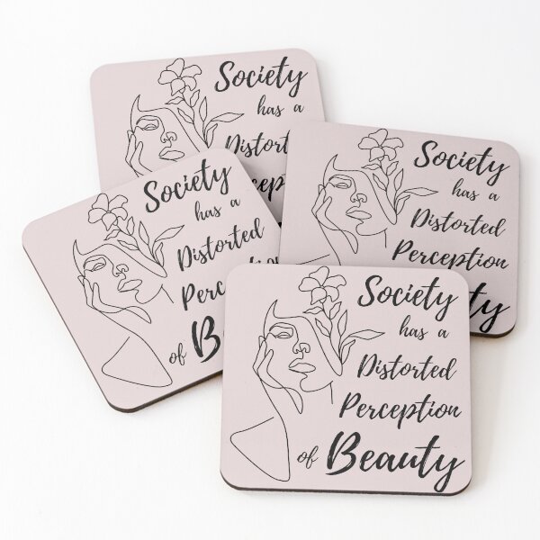 Item preview, Society has a Distorted Perception of Beauty Body Positivity designed and sold by LoveSeasonz.