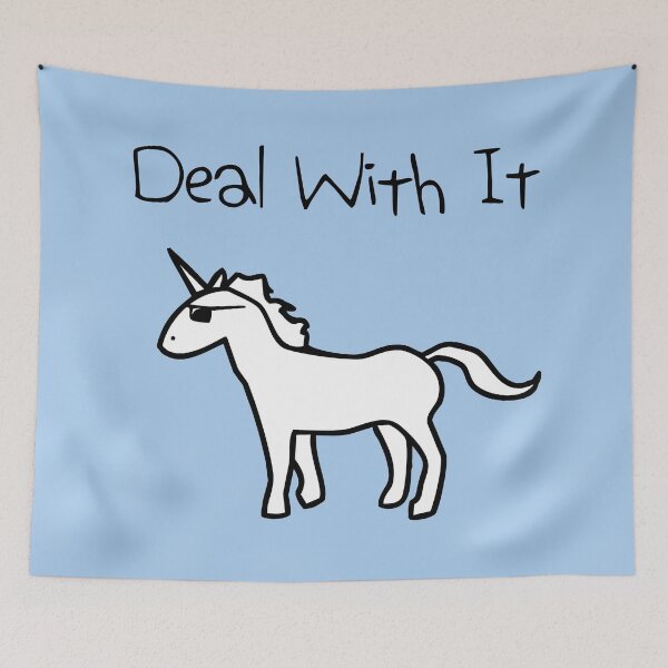 Item preview, Deal With It (Unicorn) designed and sold by jezkemp.