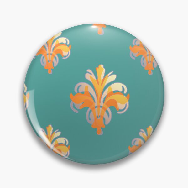 Item preview, No.59  Orange Flower Pattern designed and sold by MiniFlakey.