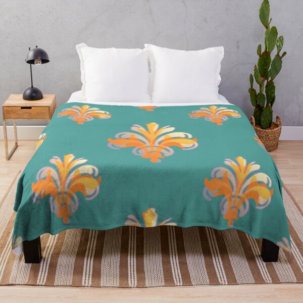 Item preview, No.59 Orange Flower Pattern designed and sold by MiniFlakey.