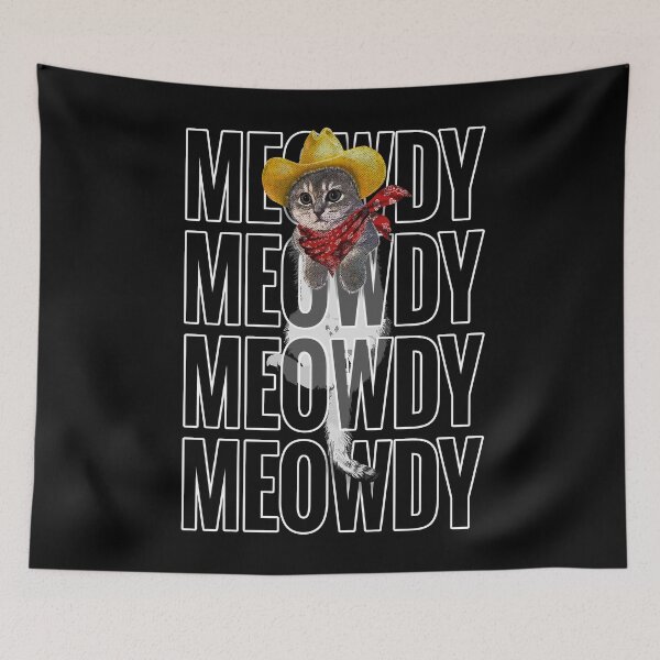 Item preview, Meowdy Cowboy Texas Cat  designed and sold by 7thCrown.