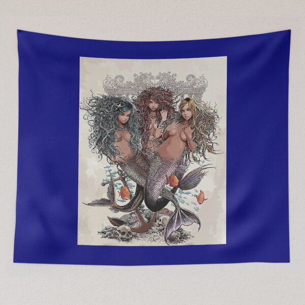 Item preview, Fairy Grunge Fairycore Occult Marmaid Scary Grunge Art designed and sold by HoaiNhu.