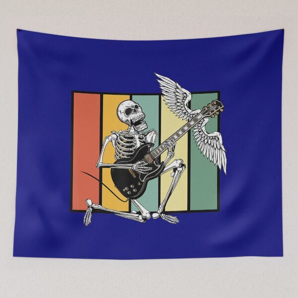 Item preview, Flying Electric Guitar Musician Bass Acoustic Guitar Player designed and sold by HoaiNhu.