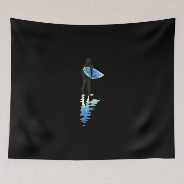 Item preview, Surfing Bleu Racerback Tank Top designed and sold by marisannogm.