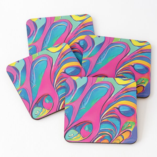 Item preview, Vibrant Life Abstract Digital Paintings designed and sold by ThinkFun! Design.