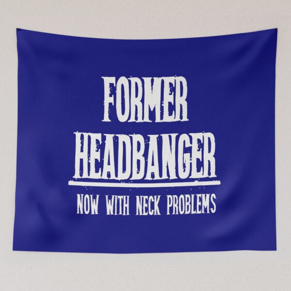 Item preview, Former Headbanger Older Mens Heavy Metal Music Neck Problems designed and sold by HoaiNhu.