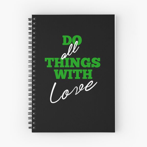 Item preview, Do all things with love inspirational quote  designed and sold by Fus-art94.