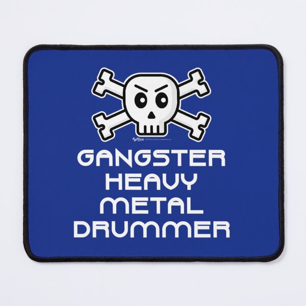 Item preview, Gangster Heavy Metal Skull And Cross Bone Word designed and sold by HoaiNhu.
