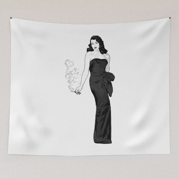 Item preview, Great Model Femme fatale with a little black dress  designed and sold by DorteRiedel.