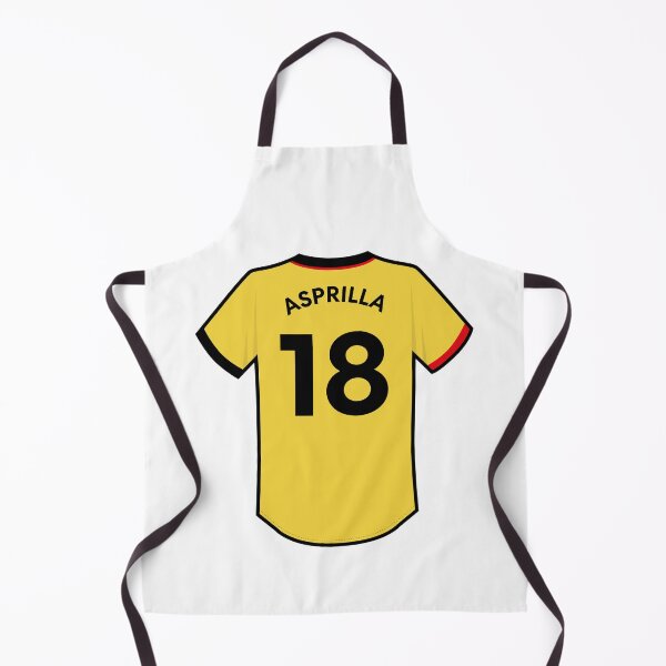 Item preview, Watford Yaser Asprilla Jersey designed and sold by spmdesigns.