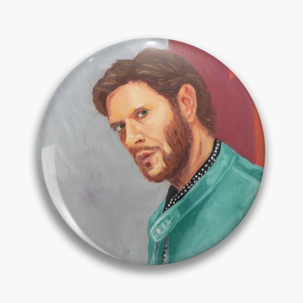 Item preview, Jensen Ackles Teal Jacket designed and sold by AmandasPainting.