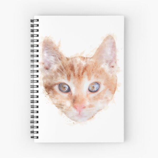 Item preview, Ginger Tabby Kitten Watercolour Artwork designed and sold by Typeglyphs.