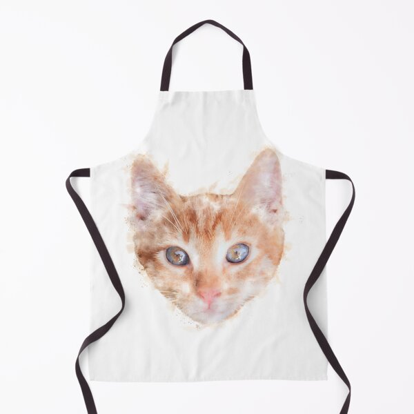 Item preview, Ginger Tabby Kitten Watercolour Artwork designed and sold by Typeglyphs.