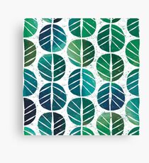 i love Green Leaf Canvas Print