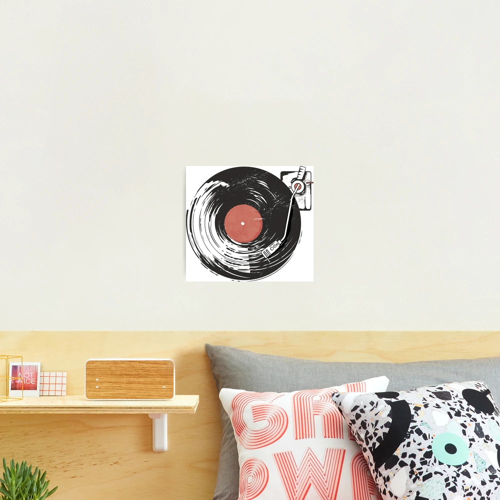 Fake Custom Vinyl Record Wall Sticker