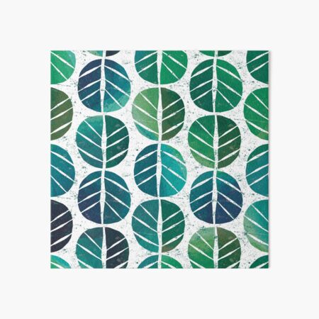 i love Green Leaf Art Board Print