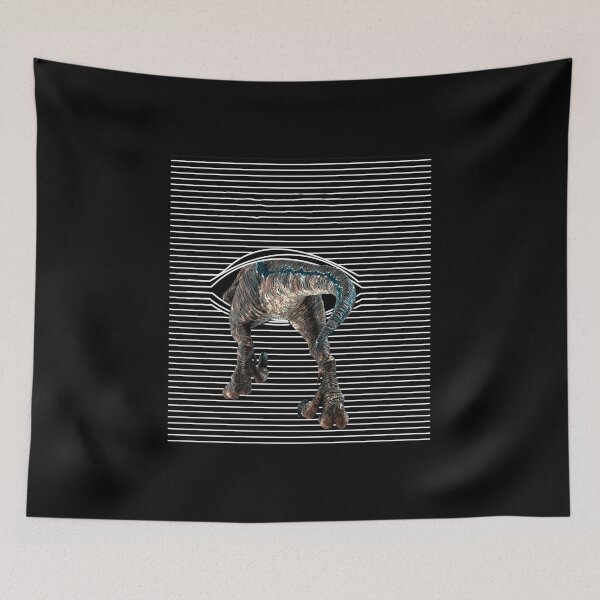 Item preview, Dinosaur Break Through Head And Butt Style Metal designed and sold by HelmaNowak.