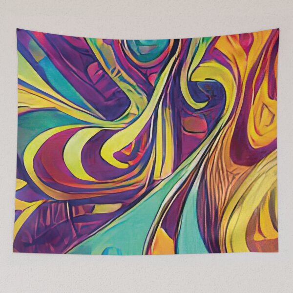 Item preview, Vibrant Life Abstract Digital Paintings designed and sold by ThinkFun! Design.