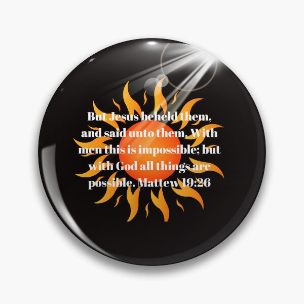 Item preview, Jesus Christ Beheld Them Saying With God All Is Possible designed and sold by Darlene Douglas-Jackson.