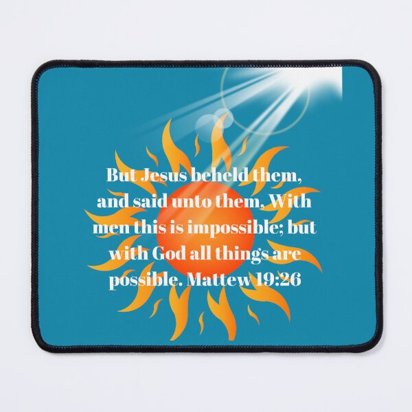 Item preview, Jesus Christ Beheld Them Saying With God All Is Possible designed and sold by Darlene Douglas-Jackson.