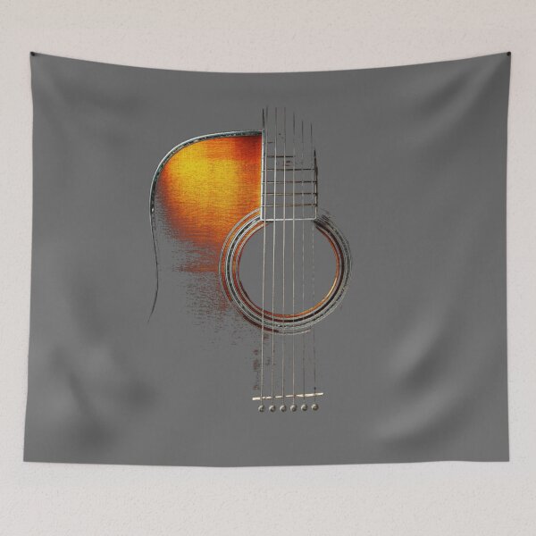 Aperçu de l'œuvre Guitare acoustique couleur Hi-Lite créée et vendue par AlyceLedner.