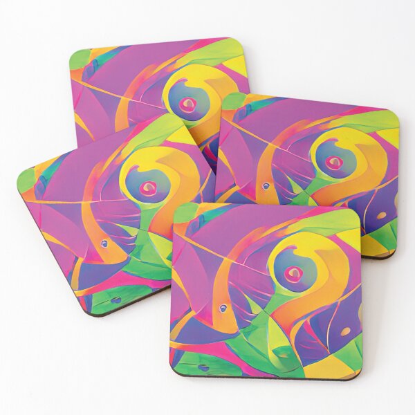Item preview, Vibrant Life Abstract Digital Paintings designed and sold by ThinkFun! Design.